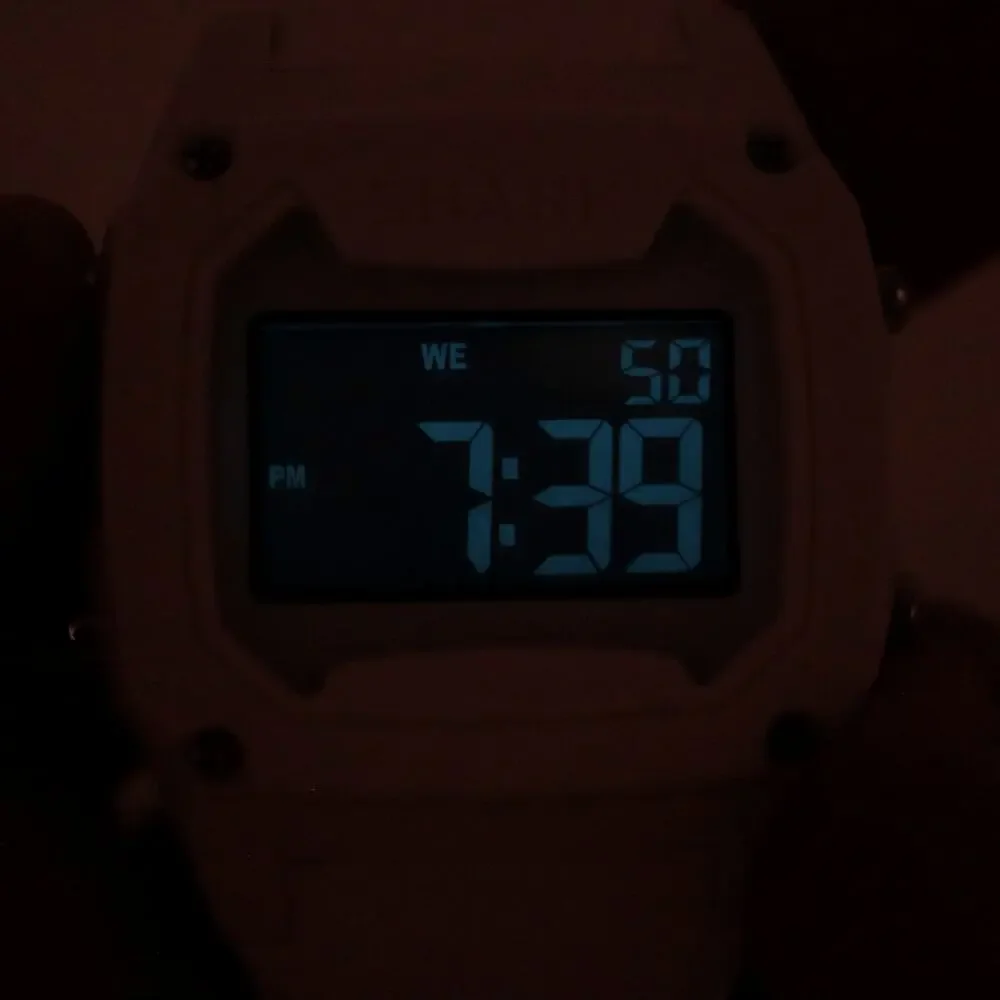 Freestyle Shark White Silicone 38mm Digital Watch Alarm Chrono w New Battery